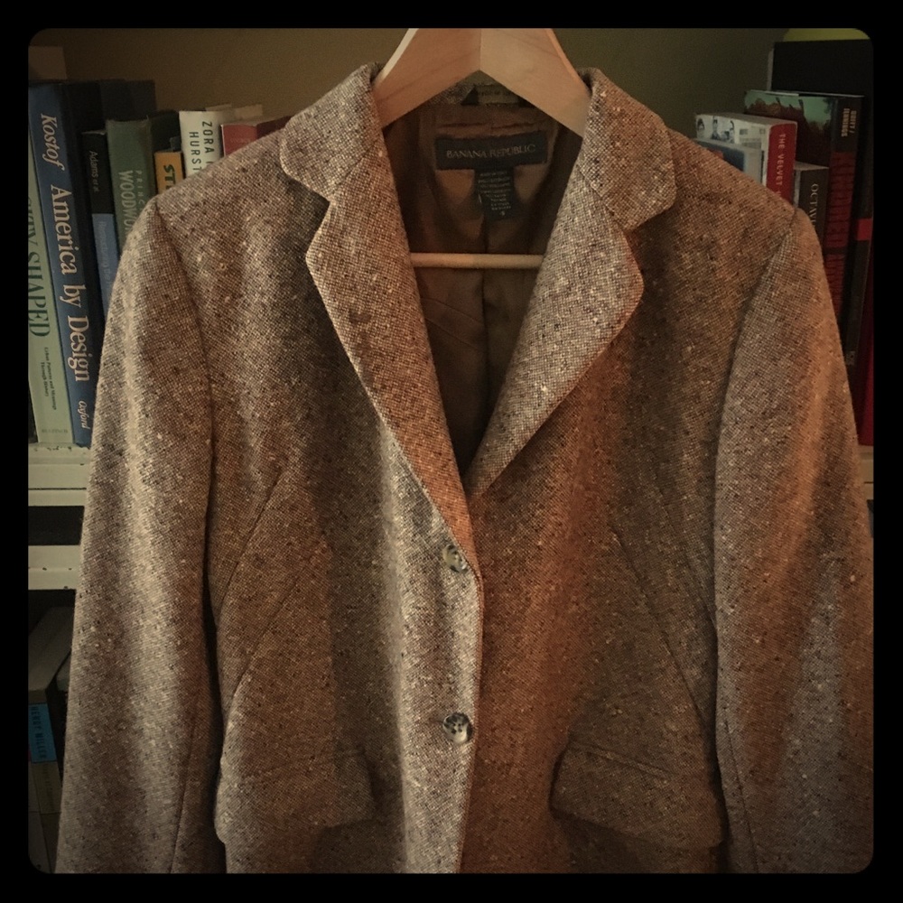 Banana Republic tweed jacket